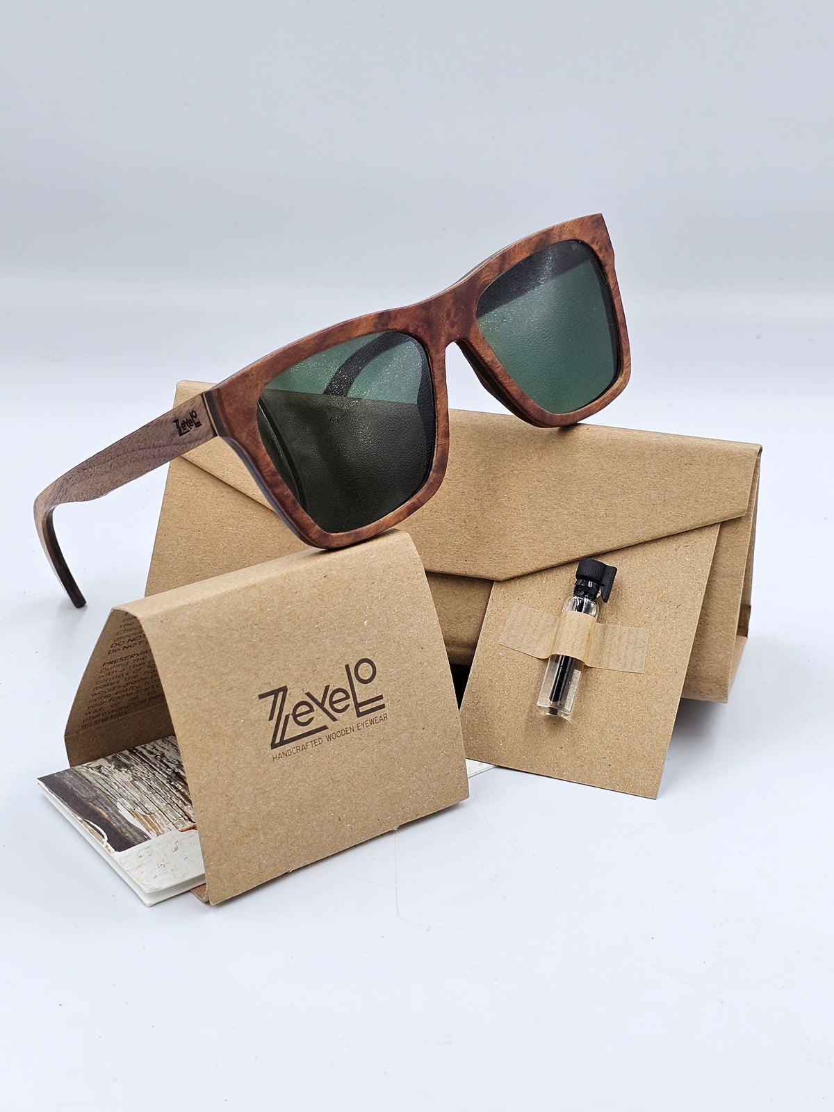 Searobin in root wooden sunglasses - Handmade bags & jewelry Green Products