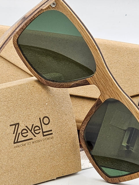 Searobin in root wooden sunglasses