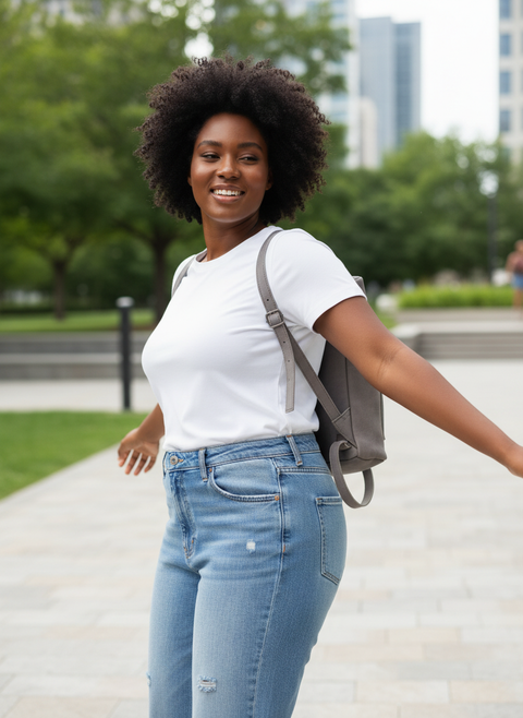 Gray Oil-Tanned Leather Square Backpack – Handmade in Thassos - Handmade bags & jewelry Bags
