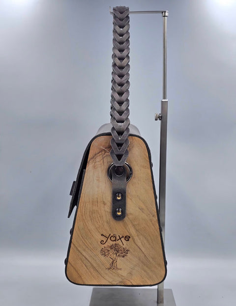 Grey fashion top handle bag