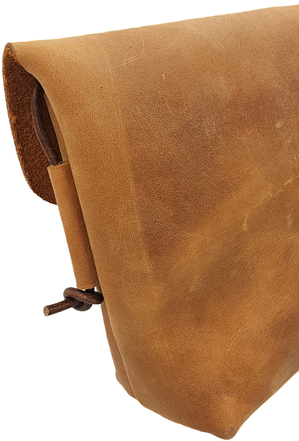Crossbody women's bag in orange leather colour