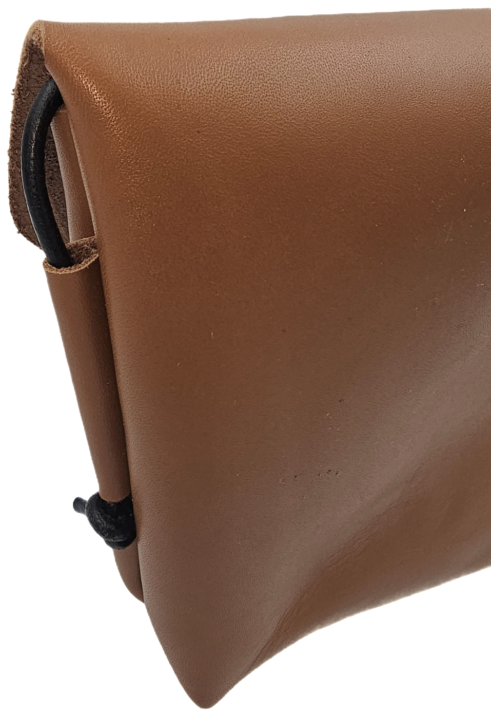 Brown crossbody women's leather bag