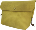 Yellow leather crossbody women's bag