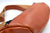 Brown tampa leather banana bag - Unisex leather fanny pack