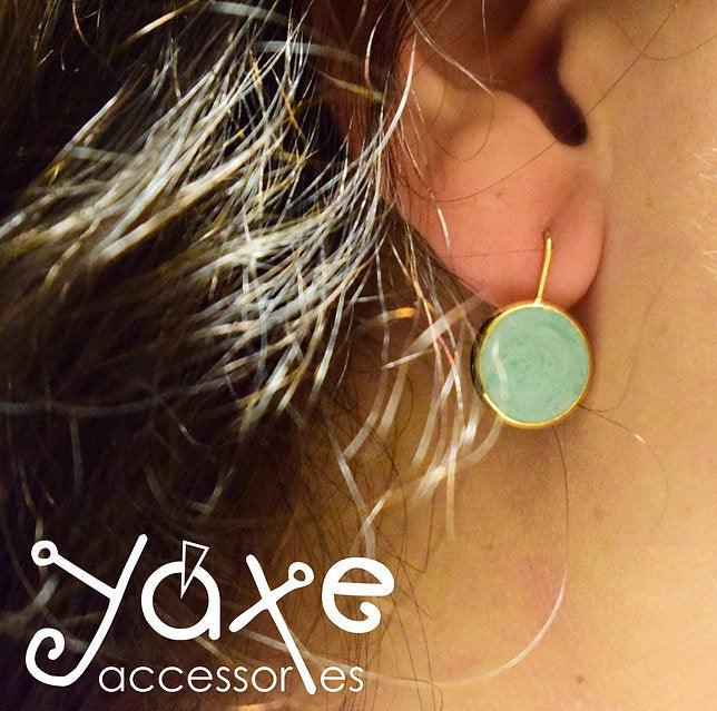 Cement dangle earrings
