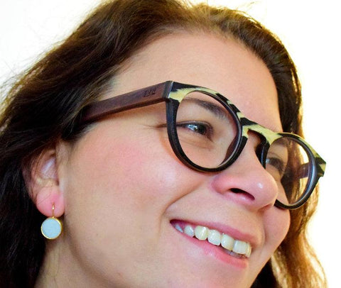 Cement dangle earrings