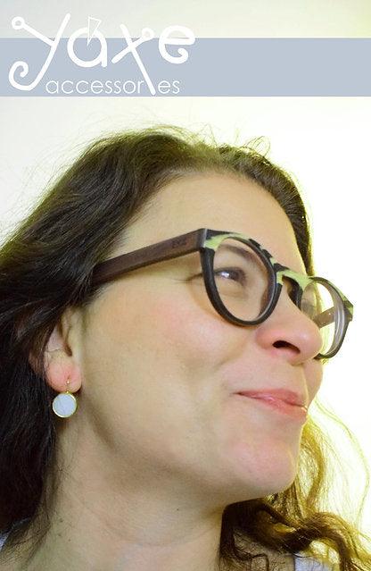 Cement dangle earrings