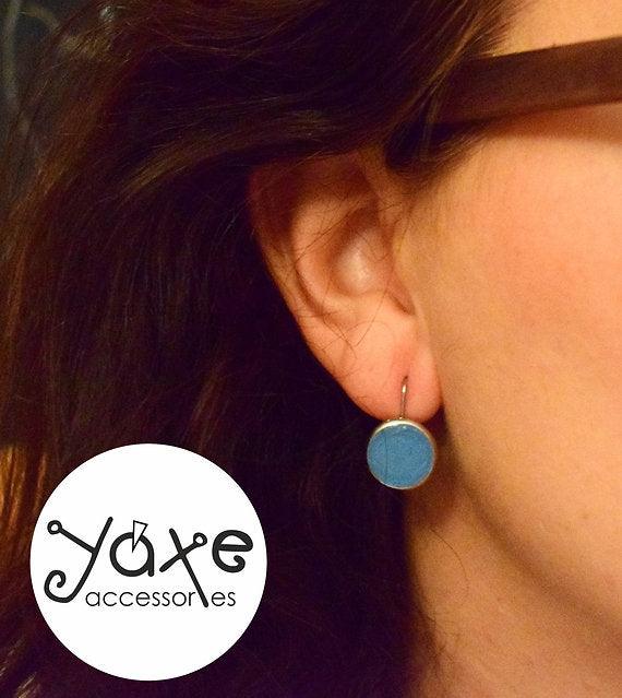 Cement dangle earrings