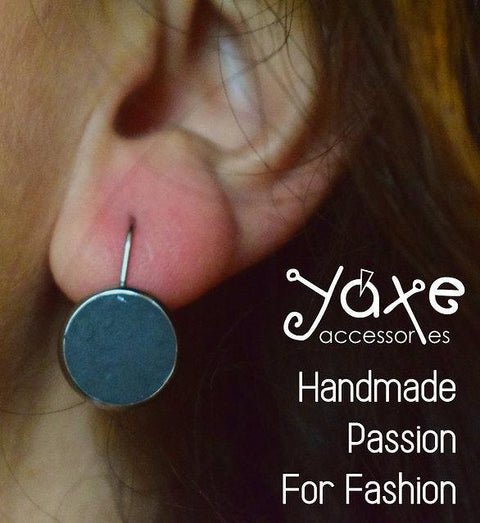 Cement dangle earrings