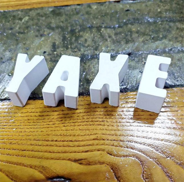 Concrete letters and cement numbers :) - Handmade bags & jewelry Deco Items