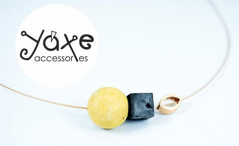 Geometric Concrete Necklace