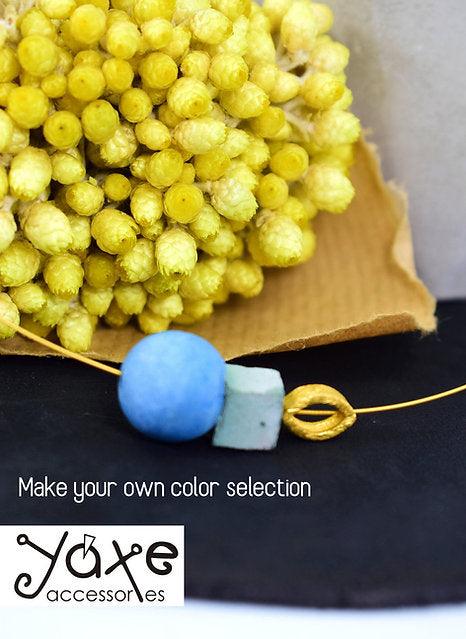 Geometric Concrete Necklace