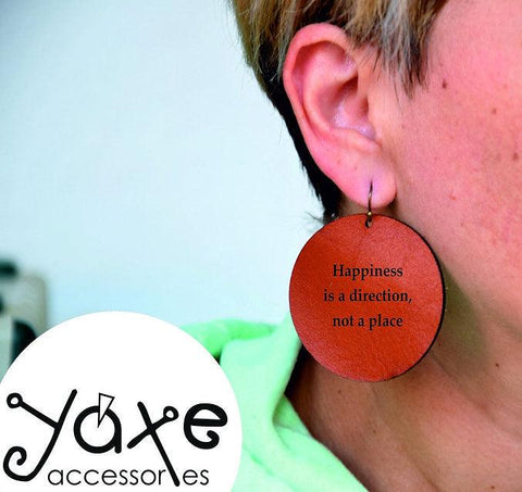 Geometric minimalist earrings - customization No Personalization