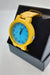 Blue kadran wooden wrist watch with cork strap