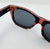 Black unisex bamboo wooden sunglasses