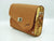 Whisky brown women bag from wood and leather